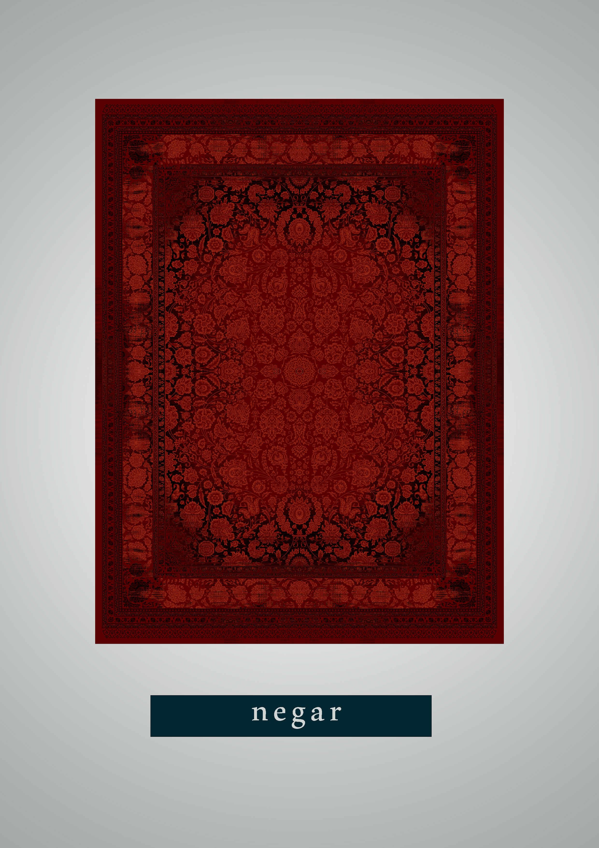 فرش 700 شانه طرح نگار